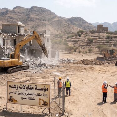 مقاول هدم مباني في عسير لإزالة الفلل والمنازل وتجهيز الأراضي